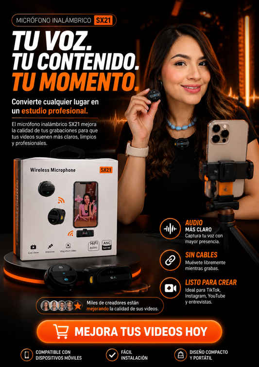 MICROFONO DOBLE INALAMBRICO SX21